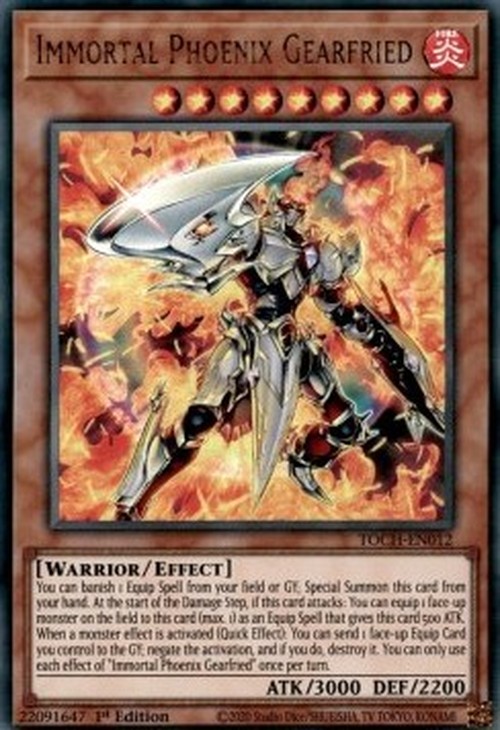 Yu-Gi-Oh! TOCH Immortal Phoenix Gearfried (V.1 - Ultra Rare)