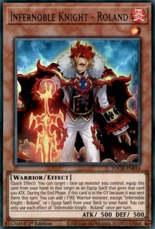 Yu-Gi-Oh! TOCH Infernoble Knight - Roland