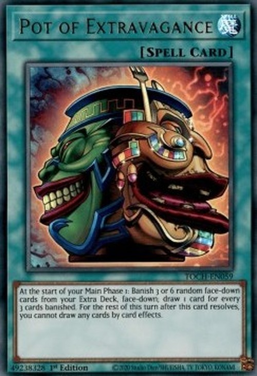 Yu-Gi-Oh! TOCH Pot of Extravagance (V.1 - Ultra Rare)