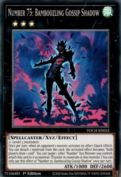 Yu-Gi-Oh! TOCH Number 75: Bamboozling Gossip Shadow