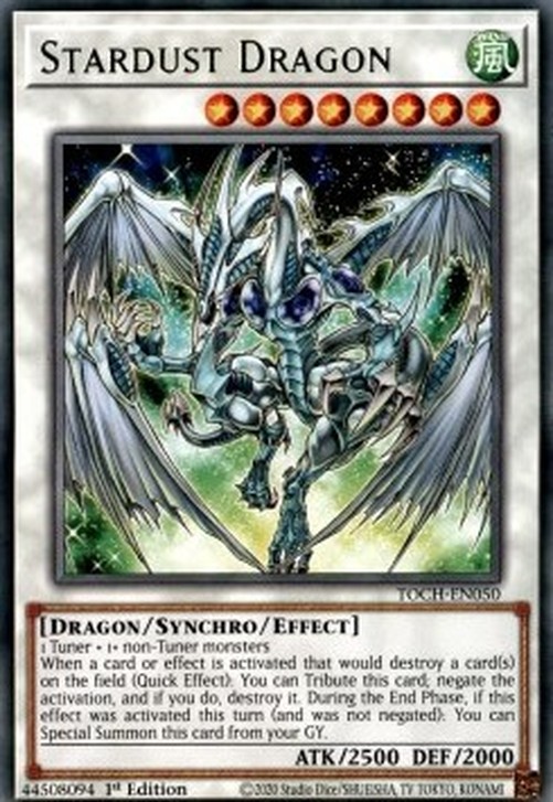 Yu-Gi-Oh! TOCH Stardust Dragon (V.1 - Rare)