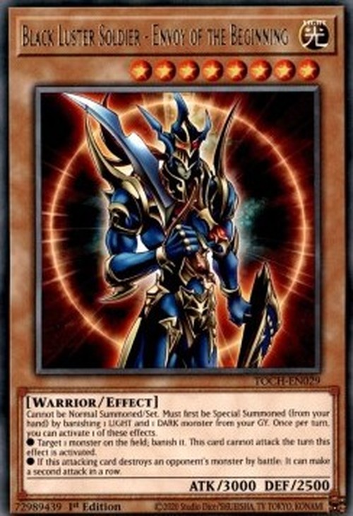 Yu-Gi-Oh! TOCH Black Luster Soldier - Envoy of the Beginning (V.1 - Rare)