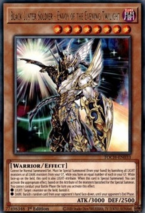 Yu-Gi-Oh! TOCH Black Luster Soldier - Envoy of the Evening Twilight