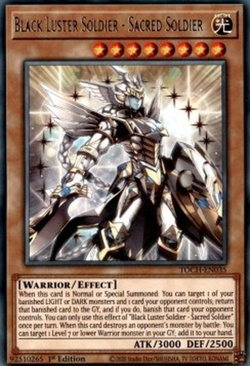 Yu-Gi-Oh! TOCH Black Luster Soldier - Sacred Soldier