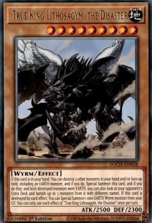 Yu-Gi-Oh! TOCH True King Lithosagym, the Disaster