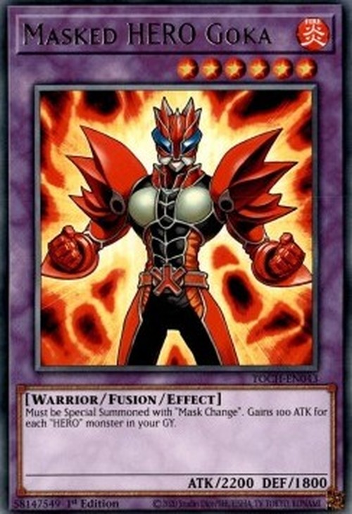 Yu-Gi-Oh! TOCH Masked HERO Goka
