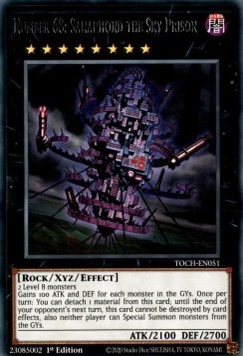 Yu-Gi-Oh! TOCH Number 68: Sanaphond the Sky Prison