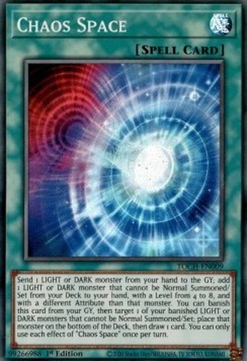 Yu-Gi-Oh! TOCH Chaos Space (V.1 - Super Rare)