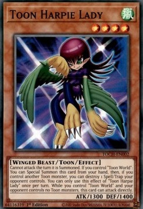 Yu-Gi-Oh! TOCH Toon Harpie Lady (V.1 - Super Rare)