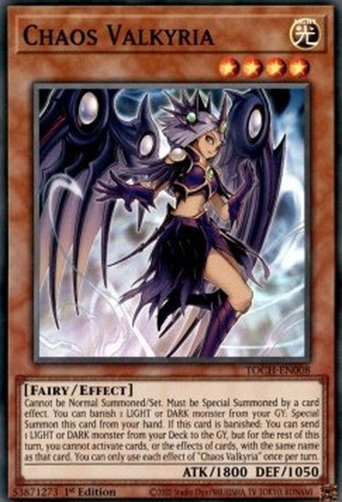 Yu-Gi-Oh! TOCH Chaos Valkyria (V.1 - Super Rare)