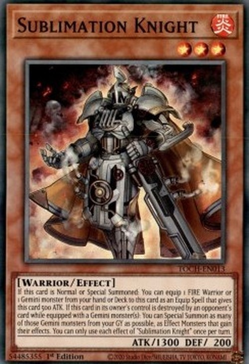 Yu-Gi-Oh! TOCH Sublimation Knight