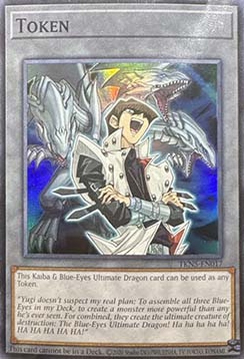 Yu-Gi-Oh! TKN5 Token (Kaiba and Blue-Eyes Ultimate Dragon)