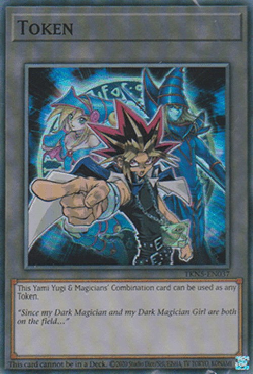 Yu-Gi-Oh! TKN5 Token (Yami Yugi and Magicians' Combination)