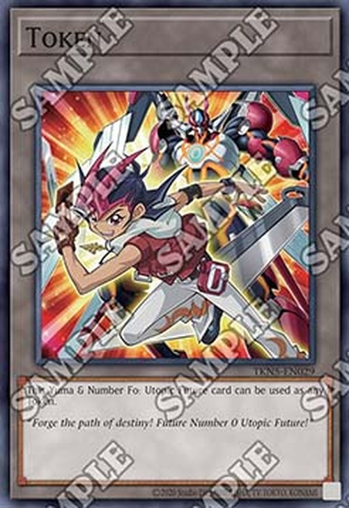 Yu-Gi-Oh! TKN5 Token (Yuma and Number F0: Utopic Future)