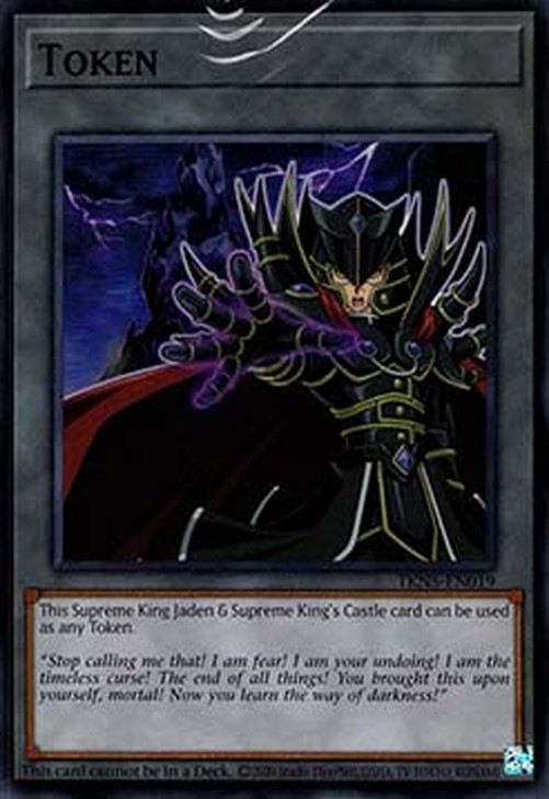 Yu-Gi-Oh! TKN5 Token (Supreme King Jaden and Supreme King's Castle)