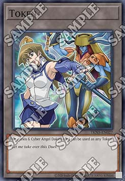 Yu-Gi-Oh! TKN5 Token (Alexis and Cyber Angel Dakini)