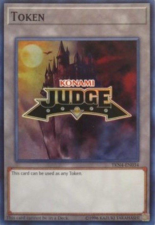 Yu-Gi-Oh! TKN4 Judge Token (V.7 - Token)
