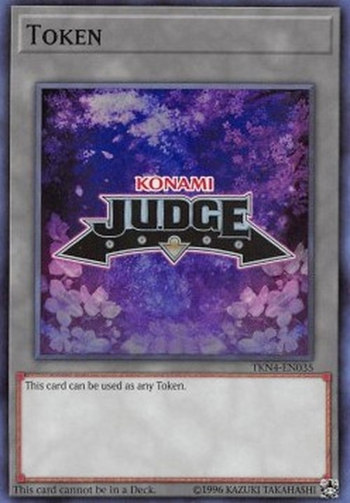 Yu-Gi-Oh! TKN4 Judge Token (V.8 - Token)