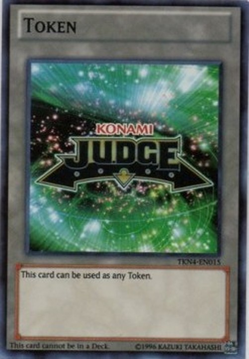 Yu-Gi-Oh! TKN4 Judge Token (V.1 - Token)