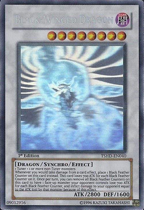 Yu-Gi-Oh! TSHD Black-Winged Dragon (V.6 - Ghost Rare)