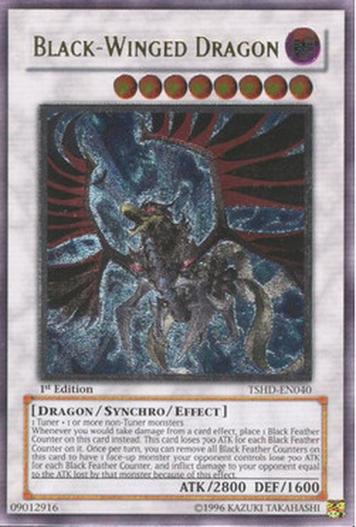 Yu-Gi-Oh! TSHD Black-Winged Dragon (V.4 - Ultimate Rare)
