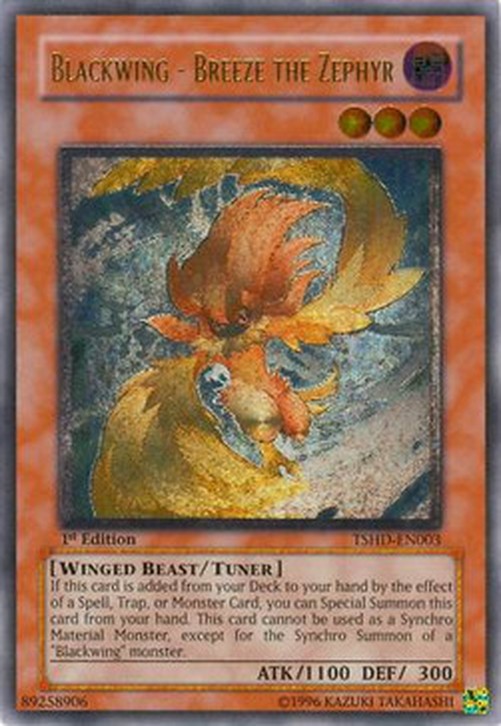 Yu-Gi-Oh! TSHD Blackwing - Breeze the Zephyr (V.2 - Ultimate Rare)