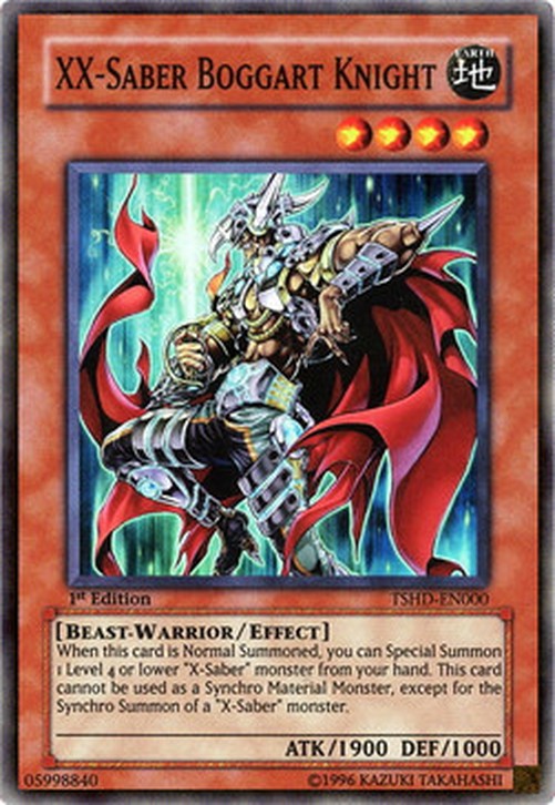 Yu-Gi-Oh! TSHD XX-Saber Boggart Knight (V.1 - Super Rare)