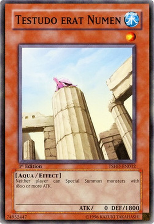 Yu-Gi-Oh! TSHD Testudo Erat Numen