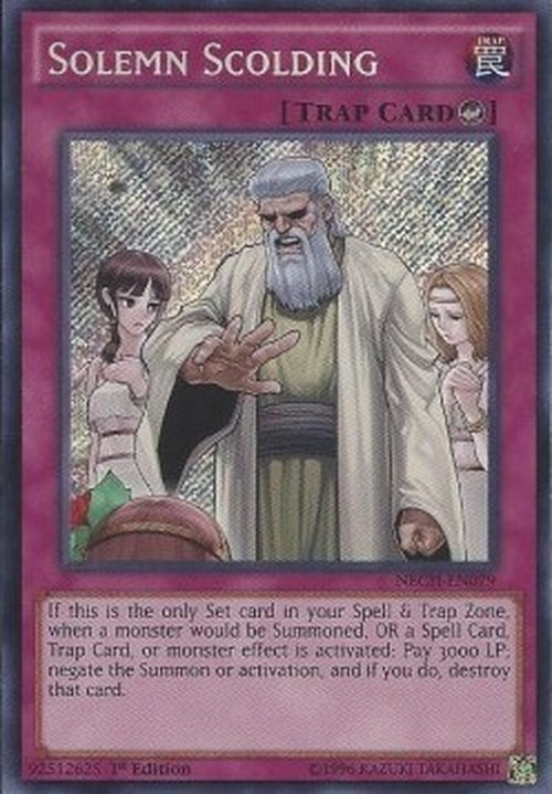 Yu-Gi-Oh! NECH Solemn Scolding