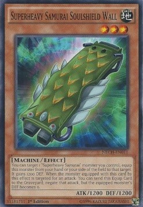 Yu-Gi-Oh! NECH Superheavy Samurai Soulshield Wall