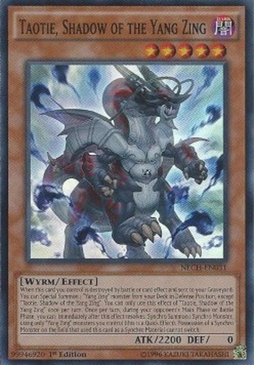 Yu-Gi-Oh! NECH Taotie, Shadow of the Yang Zing (V.1 - Super Rare)