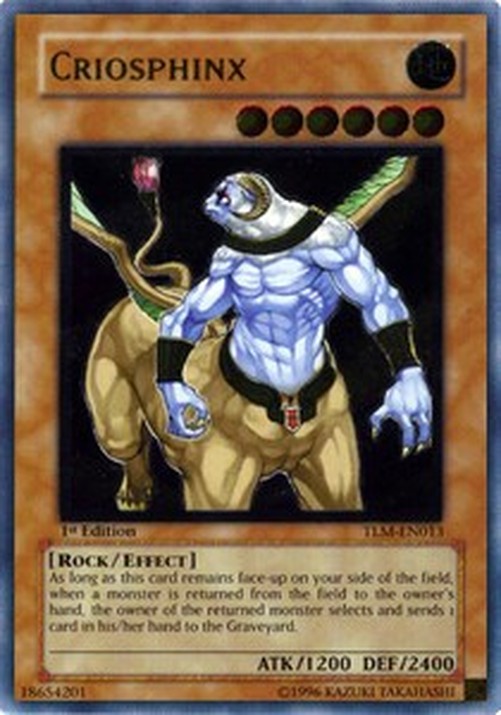Yu-Gi-Oh! TLM Criosphinx (V.2 - Ultimate Rare)