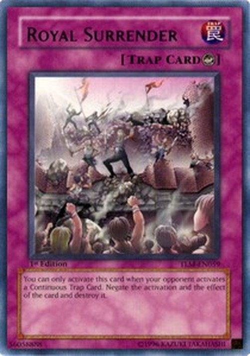 Yu-Gi-Oh! TLM Royal Surrender (V.1 - Rare)