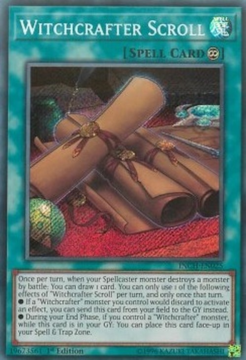 Yu-Gi-Oh! INCH Witchcrafter Scroll