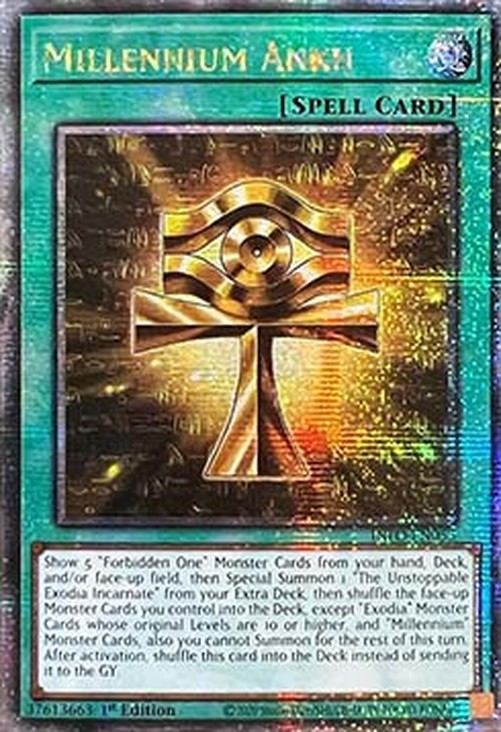 Yu-Gi-Oh! INFO Millennium Ankh (V.3 - Quarter Century Secret Rare)