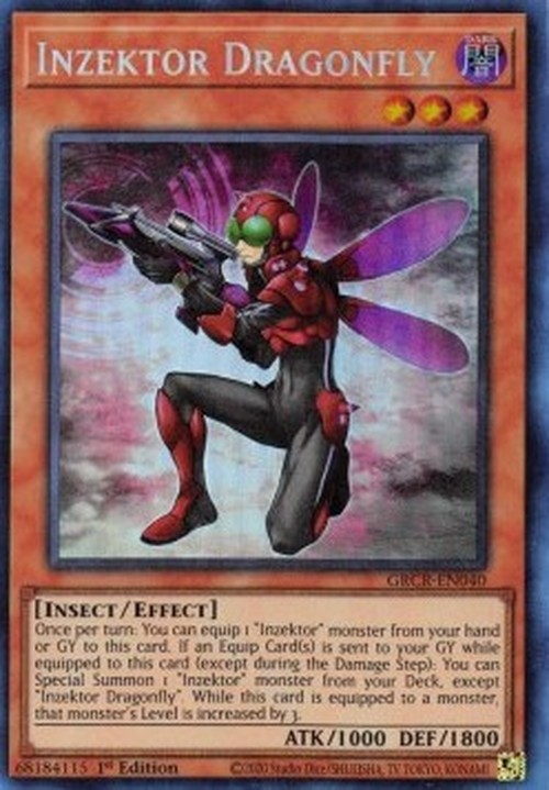 Yu-Gi-Oh! GRCR Inzektor Dragonfly (V.2 - Collectors Rare)