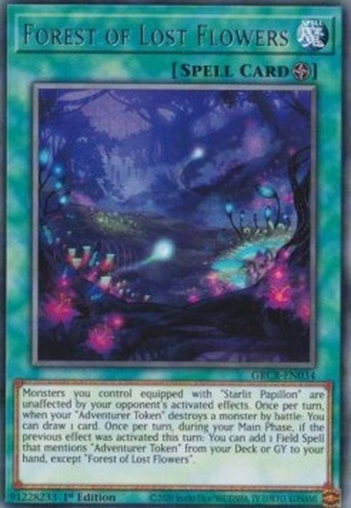 Yu-Gi-Oh! GRCR Forest of Lost Flowers