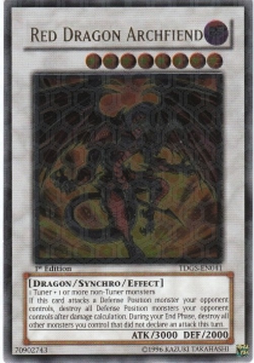 Yu-Gi-Oh! TDGS Red Dragon Archfiend (V.2 - Ultimate Rare)