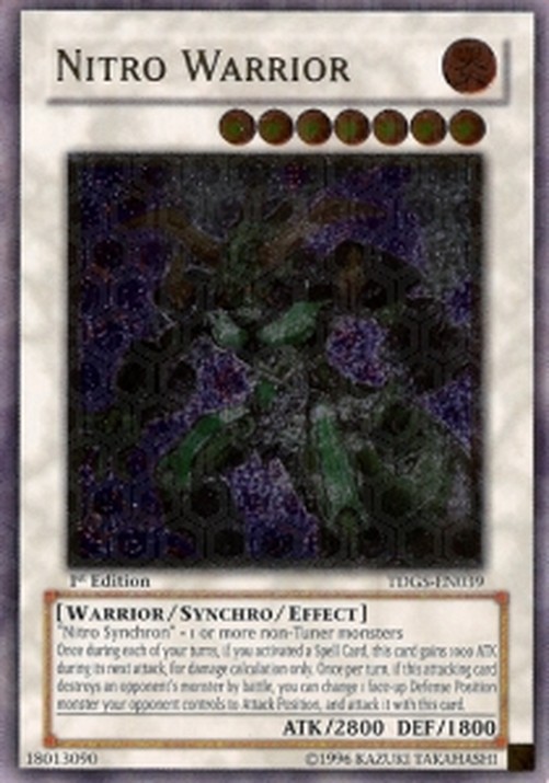 Yu-Gi-Oh! TDGS Nitro Warrior (V.2 - Ultimate Rare)