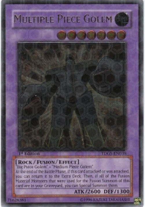 Yu-Gi-Oh! TDGS Multiple Piece Golem (V.2 - Ultimate Rare)