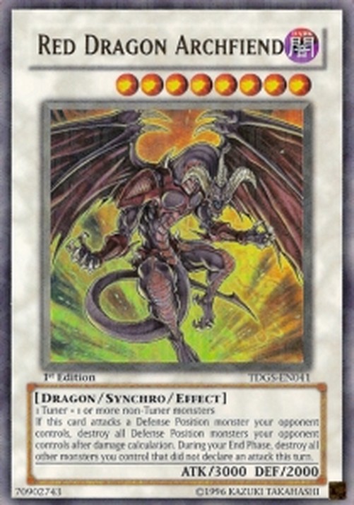 Yu-Gi-Oh! TDGS Red Dragon Archfiend (V.1 - Ultra Rare)