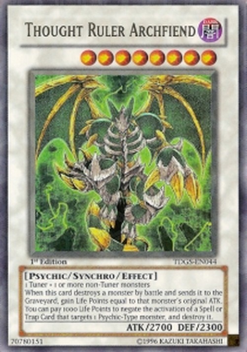 Yu-Gi-Oh! TDGS Thought Ruler Archfiend (V.1 - Ultra Rare)