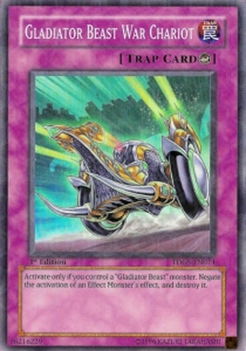 Yu-Gi-Oh! TDGS Gladiator Beast War Chariot