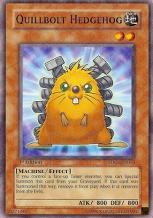 Yu-Gi-Oh! TDGS Quillbolt Hedgehog