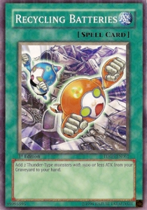 Yu-Gi-Oh! TDGS Recycling Batteries