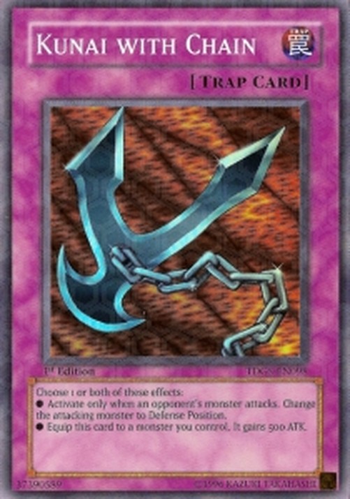 Yu-Gi-Oh! TDGS Kunai with Chain