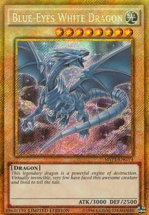 Yu-Gi-Oh! MVP1 Blue-Eyes White Dragon (V.3 - Gold Secret Rare)