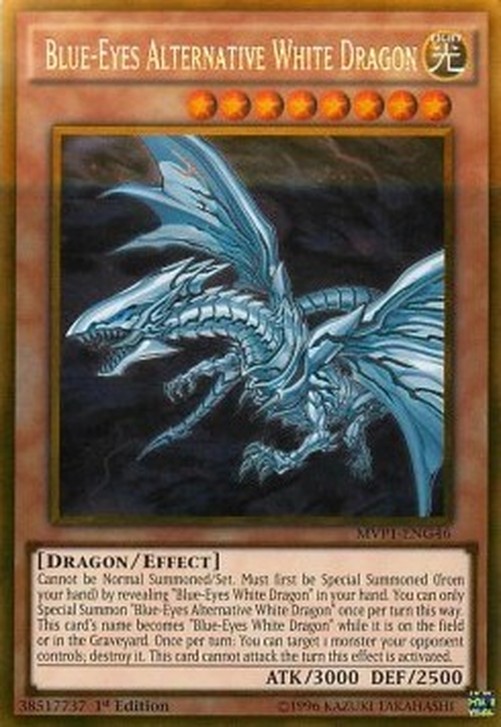 Yu-Gi-Oh! MVP1 Blue-Eyes Alternative White Dragon (V.2 - Gold Rare)