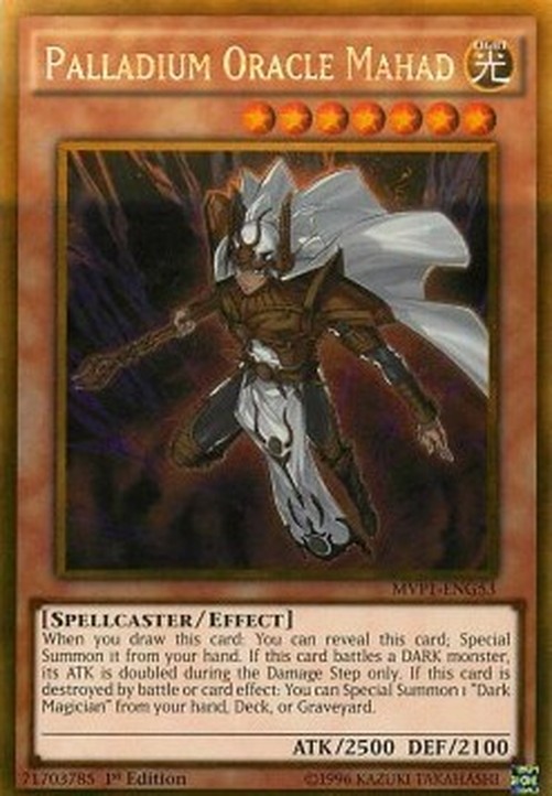 Yu-Gi-Oh! MVP1 Palladium Oracle Mahad (V.2 - Gold Rare)