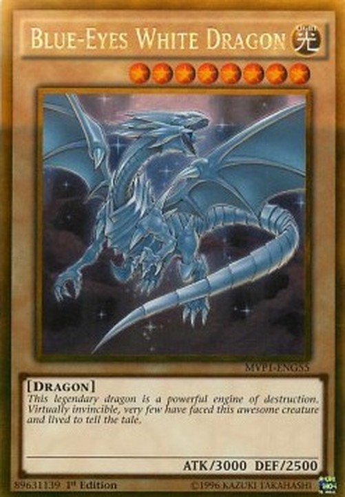 Yu-Gi-Oh! MVP1 Blue-Eyes White Dragon (V.2 - Gold Rare)